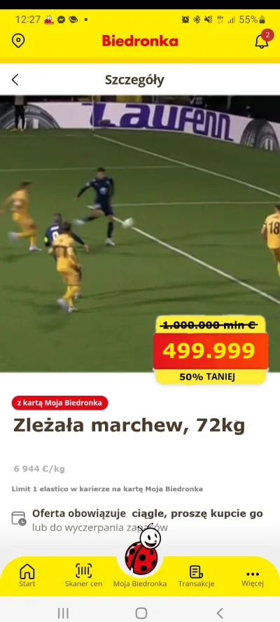 Haczinson - #biedronka #shakeomat #ekstraklasa #heheszki #mecz
Nic już z tego shakeom...