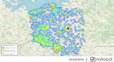 ossprime - Jakiś czas temu mireczek @xazas wrzucił heatmapę cen ofertowych w Polsce. ...