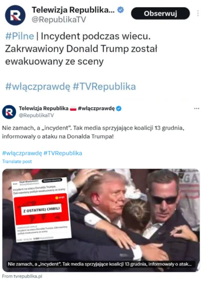 Tumurochir - W TV Republice nastąpił incydent kałowy 

#trump #zamach #usa #bekazpisu...