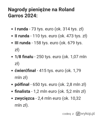 codeq - Nagrody pieniężne sumują się za kazdy etap czy nagroda wypłacana jest w kwoci...