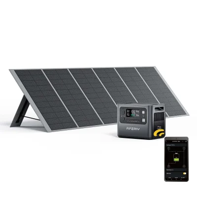 n____S - ❗ Aferiy P210 2400W 2048Wh Power Station with S400 400W Solar Panel [EU]
〽️ ...