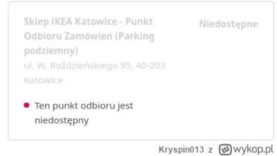 Kryspin013 - @PurpleShirtedEyeStabber: według stronki ikei to wychodzi, że to miejsce...