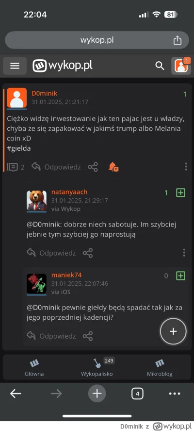 D0minik - Minął miesiąc, dalej aktualne #gielda