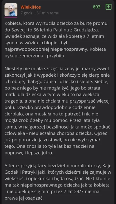 kxniec - @WielkiNos: ja prdl, słuchaj sobie, ani ty, ani żadna baba nie mają prawa de...