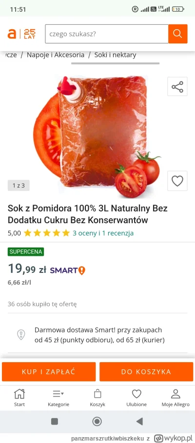 panzmarszrutkiwbiszkeku - Który sok pomidorowy ma najlepszy skład? Który warto kupowa...