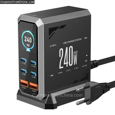 n____S - ❗ Blitzwolf BW-S31 240W 6-Port USB PD Charger
〽️ Cena: 36.49 USD (dotąd najn...