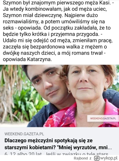 Rajbond - W mediach rozpoczyna się promowanie relacji gdzie stare baby grzmocą się z ...