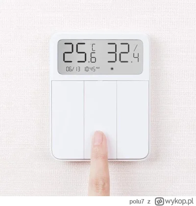 polu7 - Xiaomi Mijia Smart Wall Switch Thermostat w cenie 14.99$ (61.3 zł) | Najniższ...