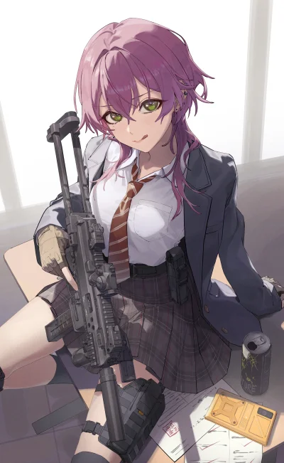 mesugaki - #anime #randomanimeshit #originalcharacter #girlsandguns