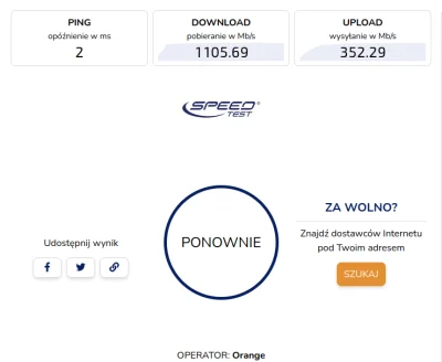 bqbqPL - Coś mi się tu nie zgadza, na interfejsach 1G
#orange #isp #speedtest