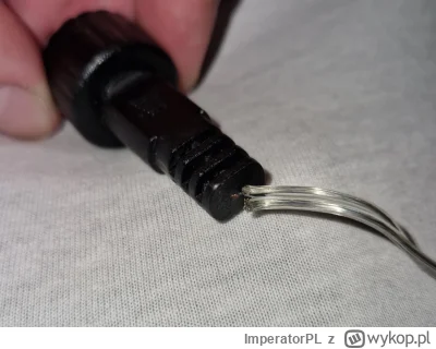 ImperatorPL - #elektryka Mirki, jak naprawić taką końcówkę? Lub utrzymać przy działan...