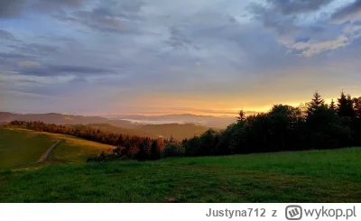 Justyna712 - Wczorajszy zachód słońca na Kikuli #krajobraz #góry #beskidy #mojezdjeci...