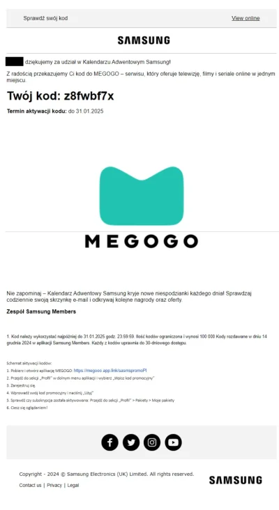 JaTuTylkoNaMoment - Twój kod: 
SPOILER

Termin aktywacji kodu: do 31.01.2025

#rozdaj...