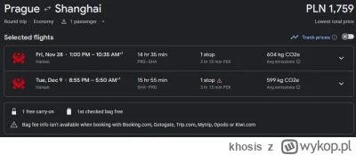 khosis - @Bo_ma: Za 6k to możesz siedzieć w Chinach trzy tygodnie na dobrym wypasie. ...