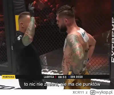 XCR11 - Kalosz Jarosz konkretnie złapany na kłamstwie. Na nagraniu z ringu wyraźnie s...