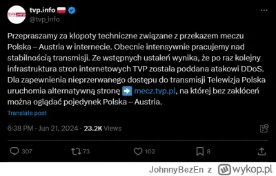 JohnnyBezEn - Za PiSu chociaż to działało

#mecz