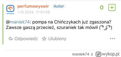maniek74 - @banzi jak pisałem do @perfumowyswir żeby uważał, bo poprzednie pompy po s...