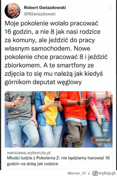 Warrior_97 - @Noxter20: Ludzi z takim podejściem już w polskiej polityce wystrarczy :...