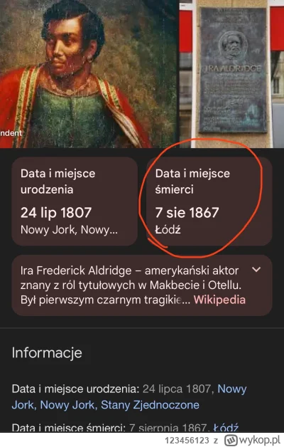 123456123 - @gtk90 co jeszcze bardziej niezwykłe - nowojorczyk zmarł w Polsce, w Łodz...
