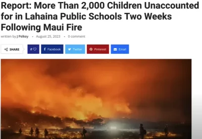 milliebobbybrown666 - @milliebobbybrown666: ponad 2000 dzieci zginęło po pożarach w M...