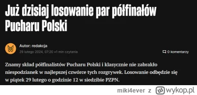 miki4ever - #weszlo troche nie daje rady. Od kiedy Stano skupil sie na #kanalzero, to...