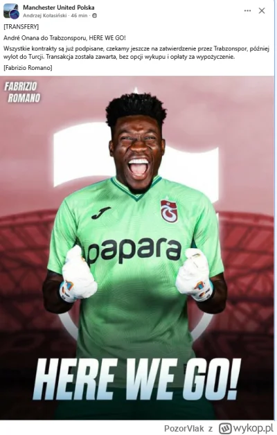 PozorVlak - #united otwierajcie co tam macie gazowanego pod ręką, strzelajcie korkami...