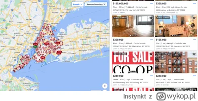 Instynkt - Wiecie że w najdroższym mieście USA kupicie m.in. 200 m2 mieszkanie w ceni...
