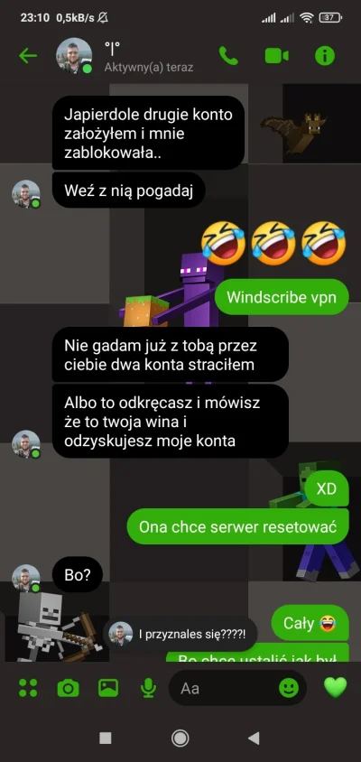 Ptysiu_323 - #przegryw Płaczek xD Lubię niszczyć ludzi (ʘ‿ʘ)