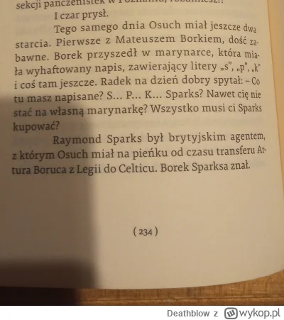 Deathblow - Macie jako bonus opis sprzeczki Borasa z Radosławem Osuchem. Fragment z k...