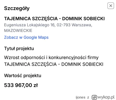 ijones - Ej, czym się zajmuje firma TAJEMNICA SZCZĘŚCIA - bo szukam i nie umiem nic z...