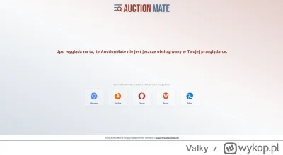 Valky - Mirasy działamy dalej z #auctionmate!

W ostatnim czasie przygotowaliśmy nowe...