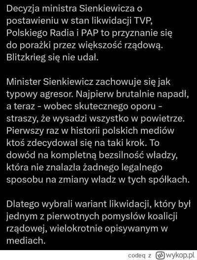codeq - Coś czuję, że wybory czekają nas duzo szybciej niz myslalem