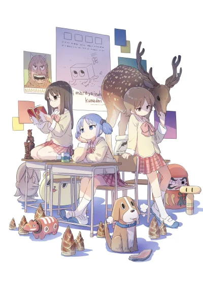 LatajacaPapryka512 - #randomanimeshit #nichijou #mionaganohara #anime #yuukoaioi #mai...