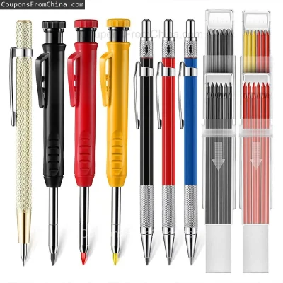 n____S - ❗ Carpenter Pencil Set with Deep Hole Marker
〽️ Cena: 11.99 USD (dotąd najni...