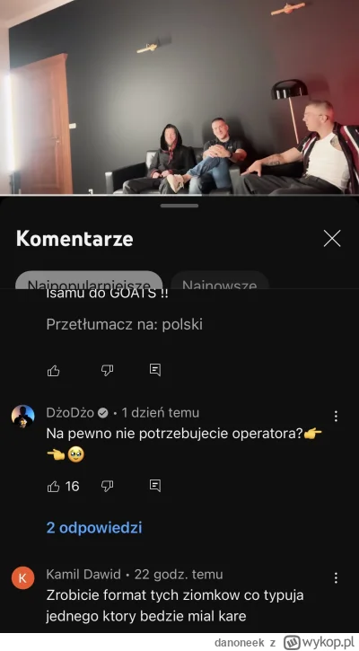 danoneek - @HubertOlkowski: Najnowszy film Boxdela

„Czy to koniec GOATS?”