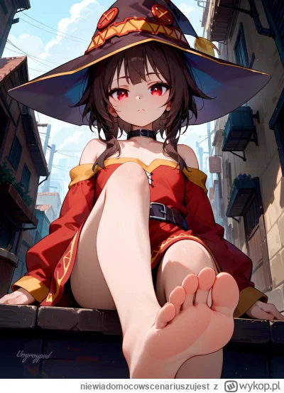 niewiadomocowscenariuszujest - #randomanimeshit #anime #megumin #stopkianime #redeyes...