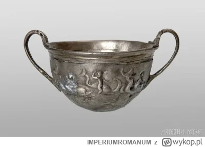 IMPERIUMROMANUM - Rzymski srebrny puchar

Rzymski srebrny puchar, datowany na I wiek ...