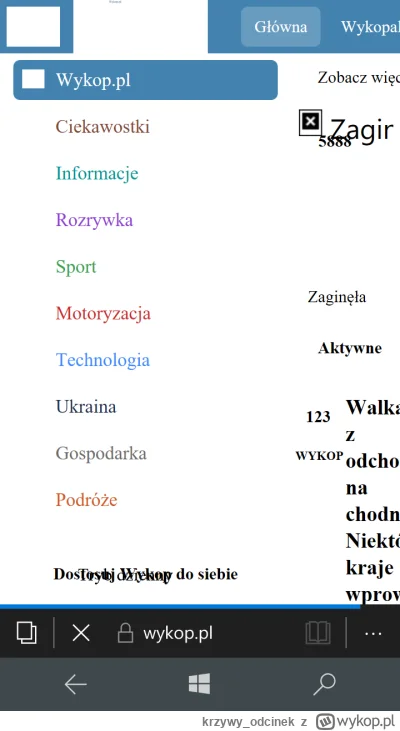 krzywy_odcinek - Nie no super ten nowy wykop na smartfonach działa, nie ma co @Modera...