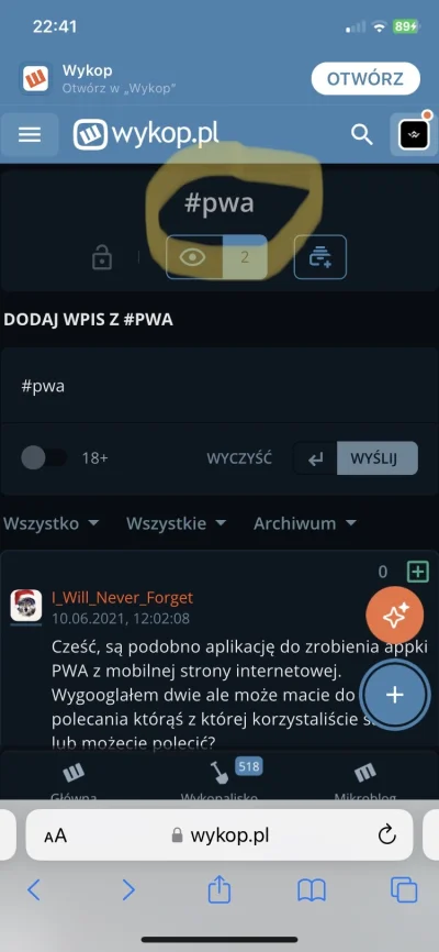 wigr - W starym layoucie można było kliknąć w nazwę tagu i podmienić wyśeietlaną stro...
