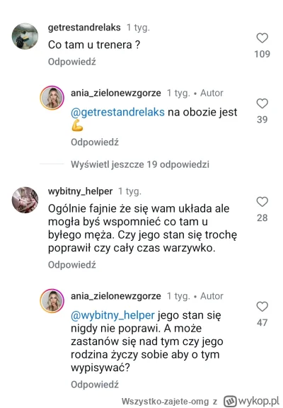 Wszystko-zajete-omg - Przykładna żona zamiast kasować komentarze lub je ignorować to ...