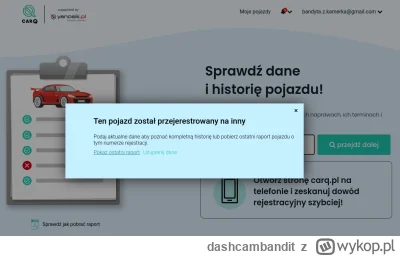 dashcambandit - Przeciwko Kamilowi skierowany został wniosek o ukaranie do sądu w Zgi...