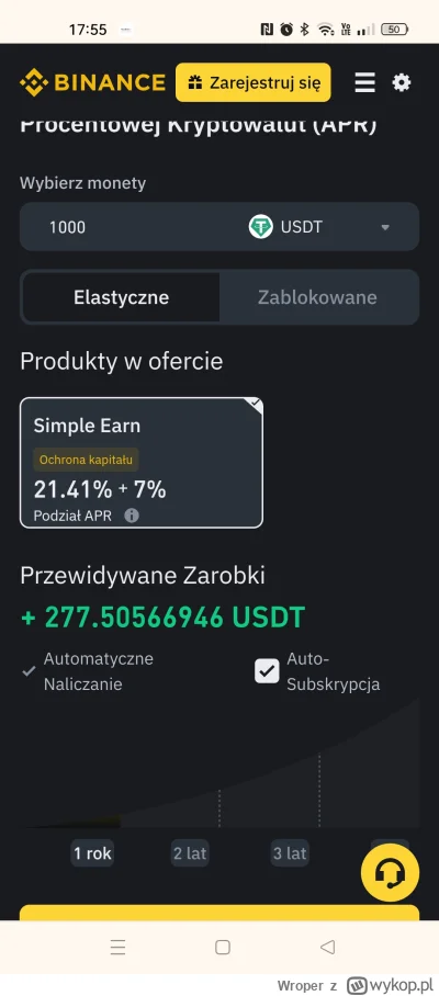 Wroper - #kryptowaluty   wyjaśni ktoś dlaczego staking usdt daje taki duży wzrost? W ...