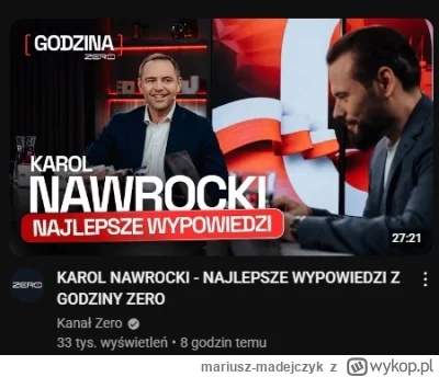 mariusz-madejczyk - Widać wczorajsze 3-godzinne ocieplanie wizerunku nie wystraczyło,...