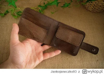 Jankojaneczko93 - Najnowszy portfel, tym razem w kolorze brązowym z elementami w skór...