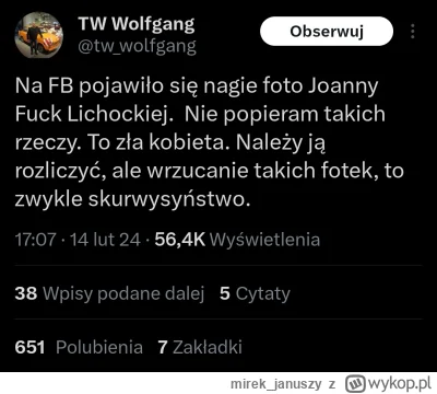 mirek_januszy - Jeśli to prawda, to ktoś musi nie wytrzymywać ciśnienia w partii. 

#...