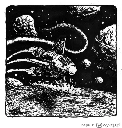 naps - INKTOBER #2: WEAVE - Unik
Z dziennika pokładowego: 
Zapier... latam szybko, al...