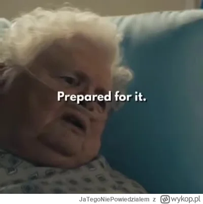 JaTegoNiePowiedzialem - #smutek #babcia #śmierć #ostatnie #słowa 

Na filmie widzimy ...