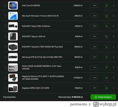 pentoento - Mirki, na dniach będę potrzebował komputera który posłuży do projektowani...