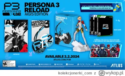 kolekcjonerki_com - 2 lutego 2024 roku zadebiutuje kolekcjonerskie wydanie Persona 3 ...