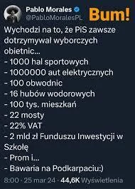 bylemzielonko - >Pis chociaż spełnia swoje obietnice wyborcze w przeciwieństwie do pa...